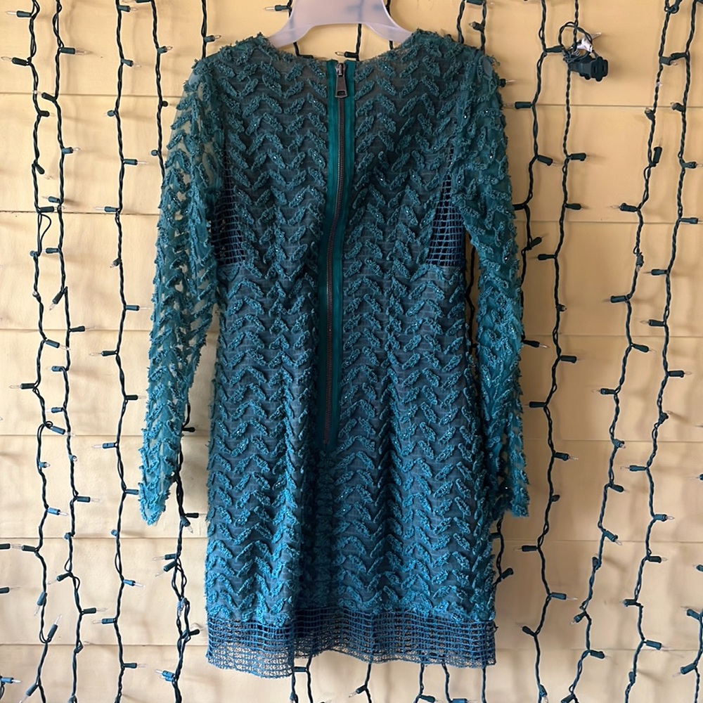 Anthropologie Tracy Reese Underwood/Shera Long-sleeve Shift Dress, Lace - Picture 9 of 13